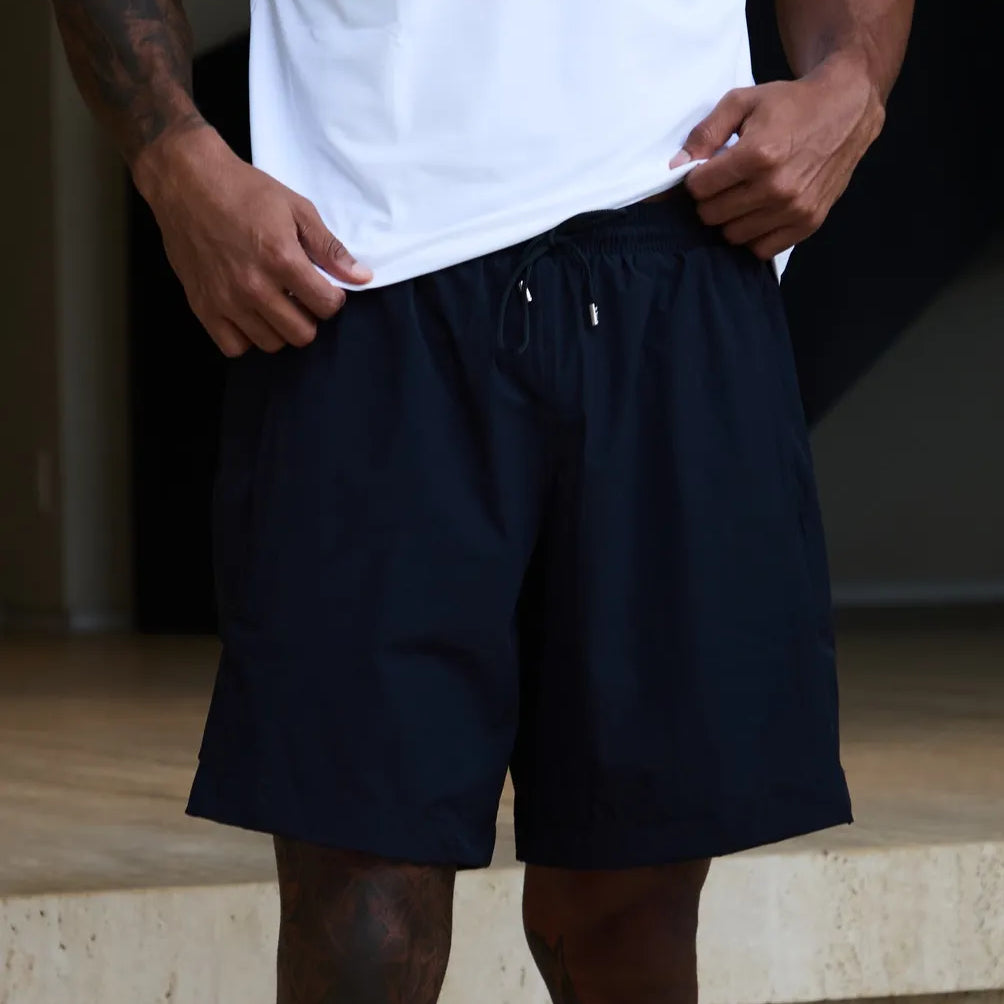 Bermuda Pierre Nylon Preto