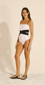 Body Veneza Branco e Preto