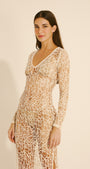 Vestido Alexia Tela Off White