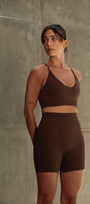 Shorts Essence Marrom