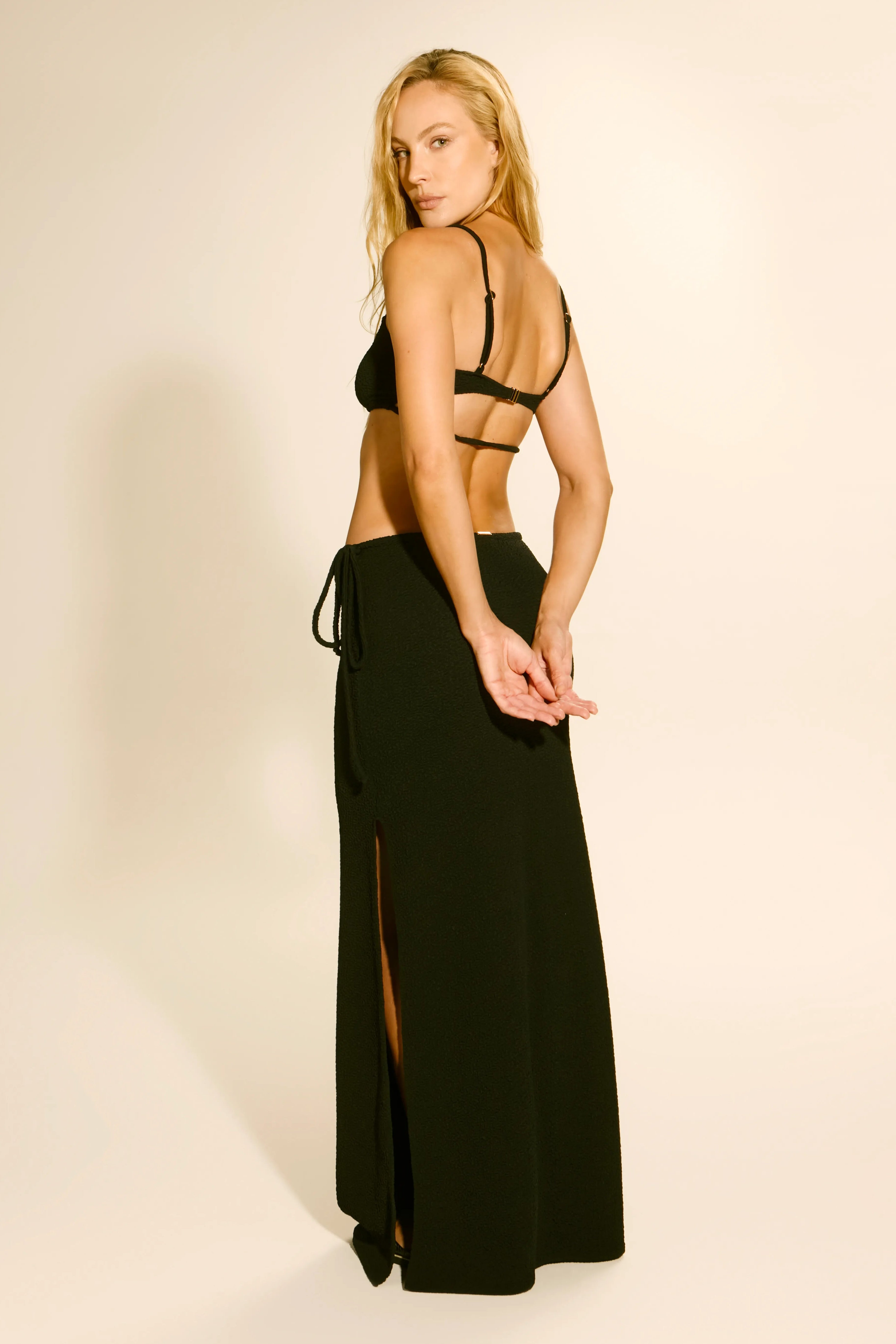 Saia Mia Textura Preto