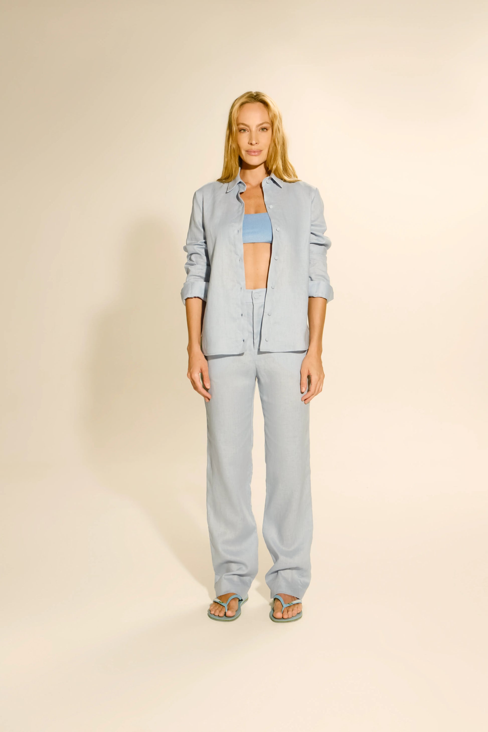 Calça Portofino Celeste