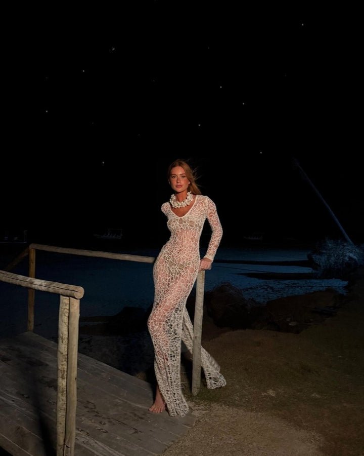 Vestido Alexia Tela Off White