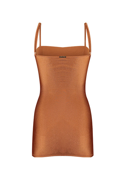 Vestido Lara - Conhaque