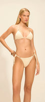 Bikini Emily Cotelê Off White