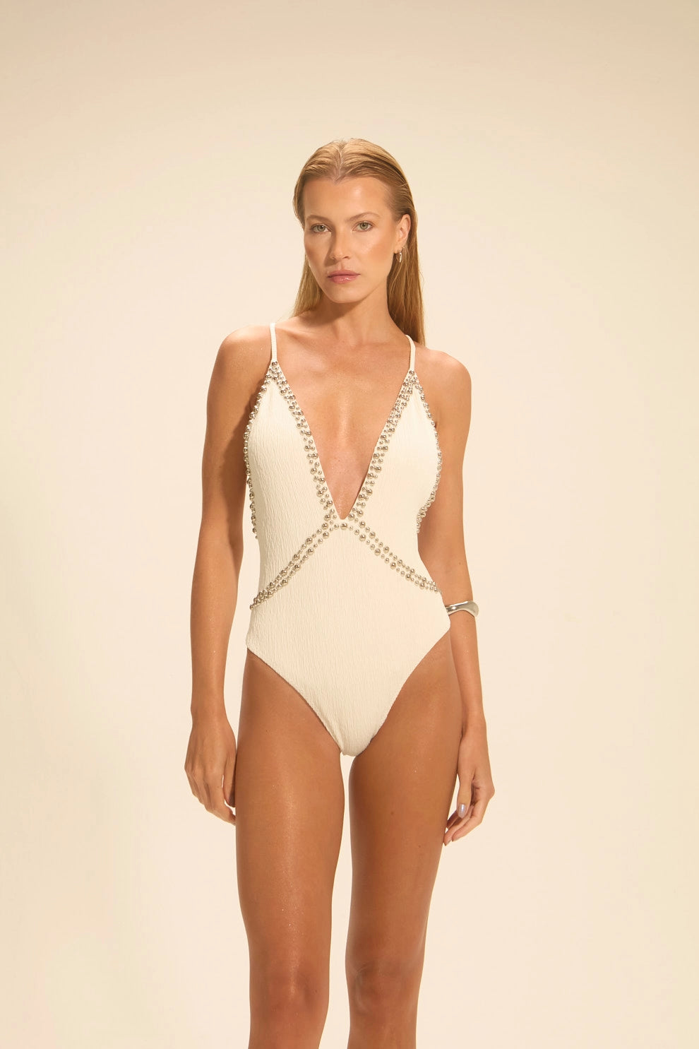 Body Salina Coconut Bordado Chaton