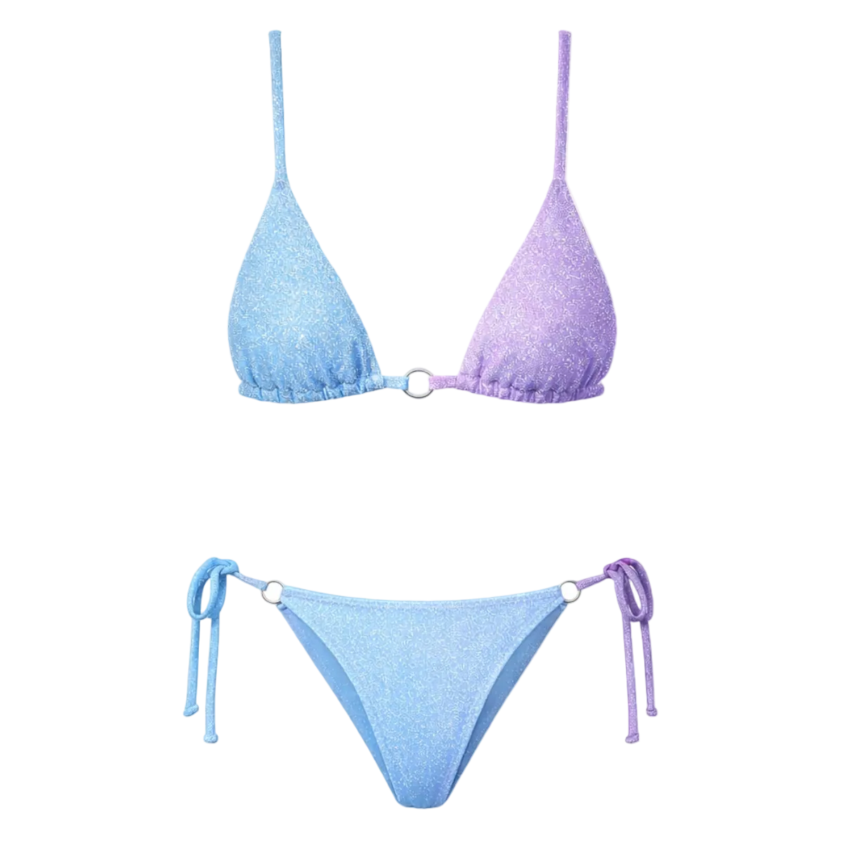 Bikini Glow Lurex Celeste