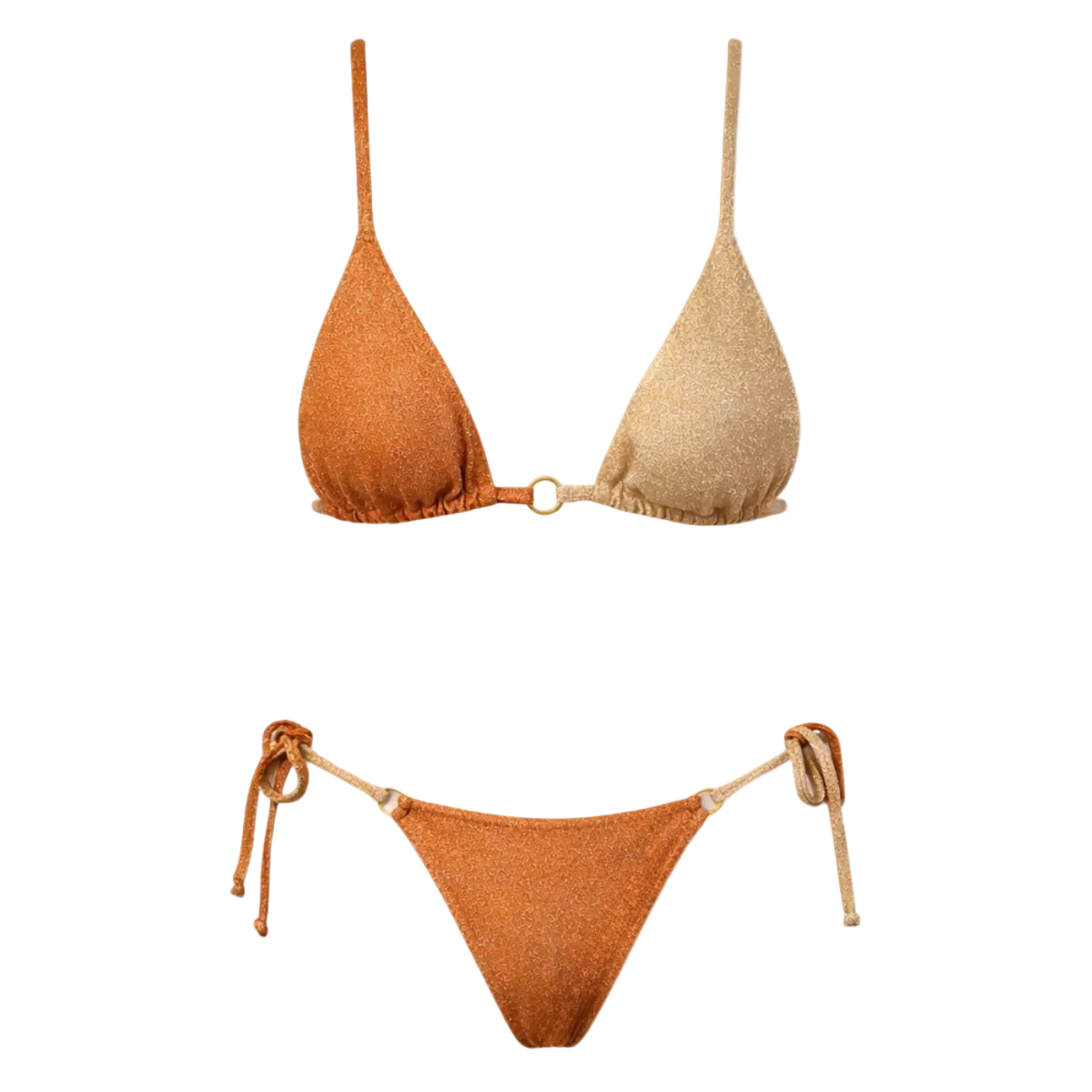 Bikini Glow Lurex Peach