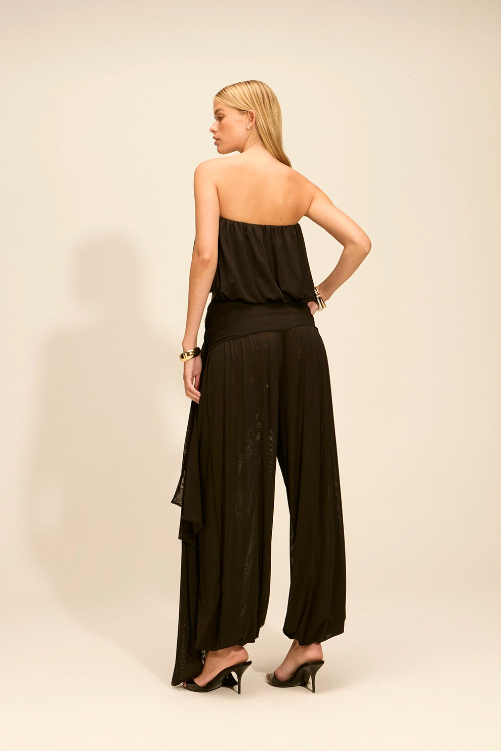 Blusa Ametista Tule Preto