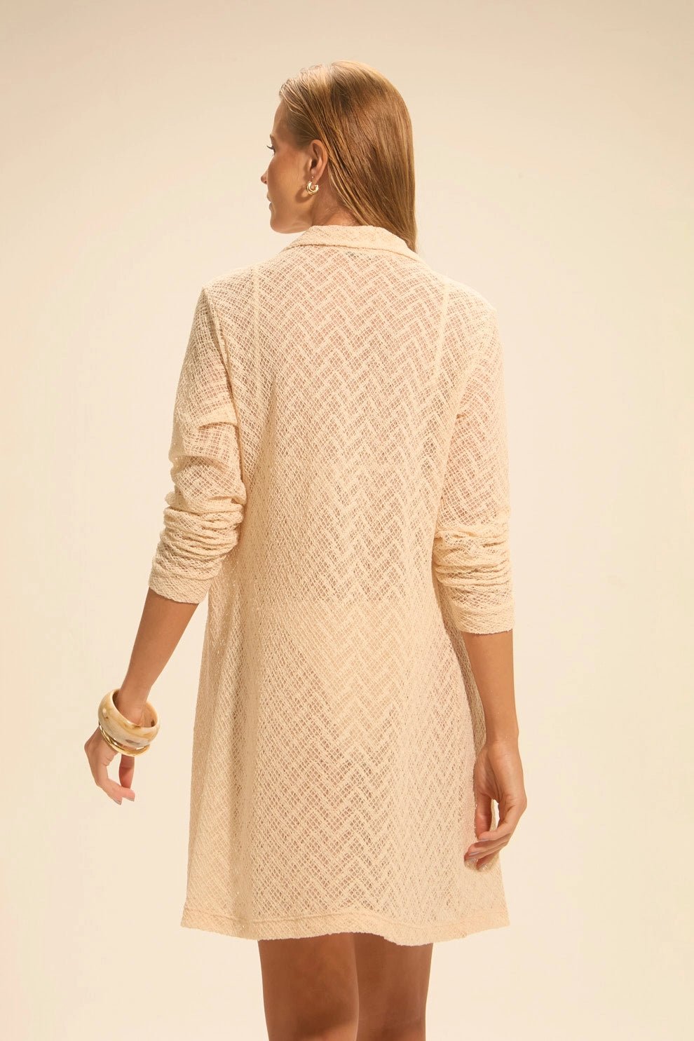 Camisa Petra Crochet Off White