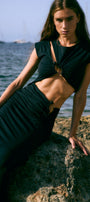 Vestido Longo Coast Preto