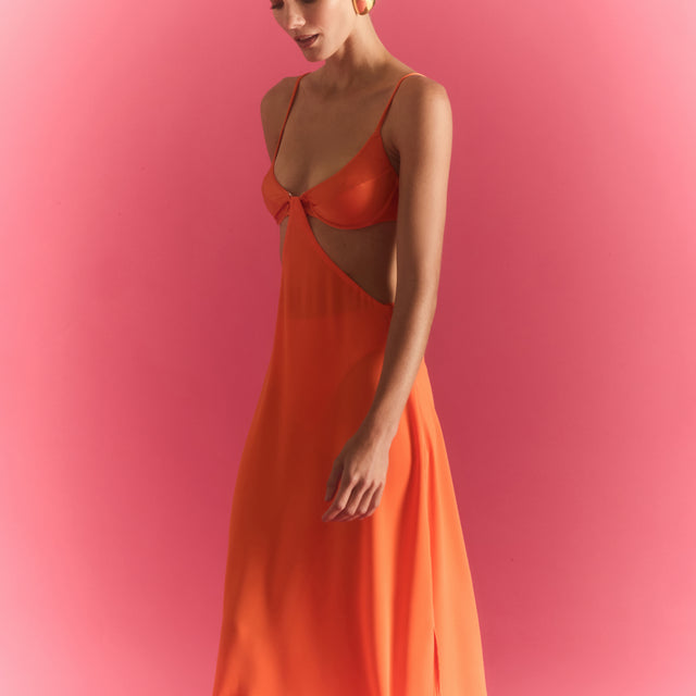 Set Kelly - Crepe/Lycra - Tangerina