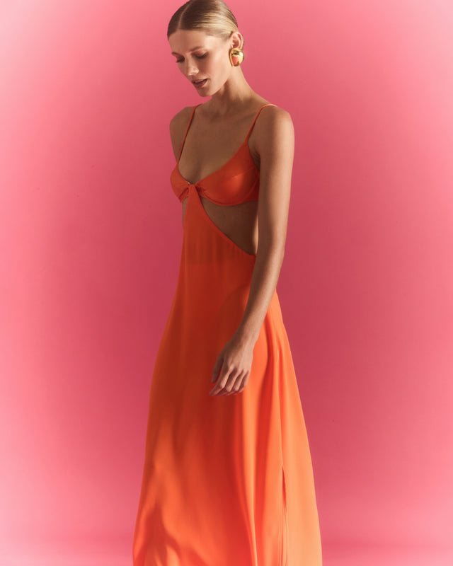 Set Kelly - Crepe/Lycra - Tangerina