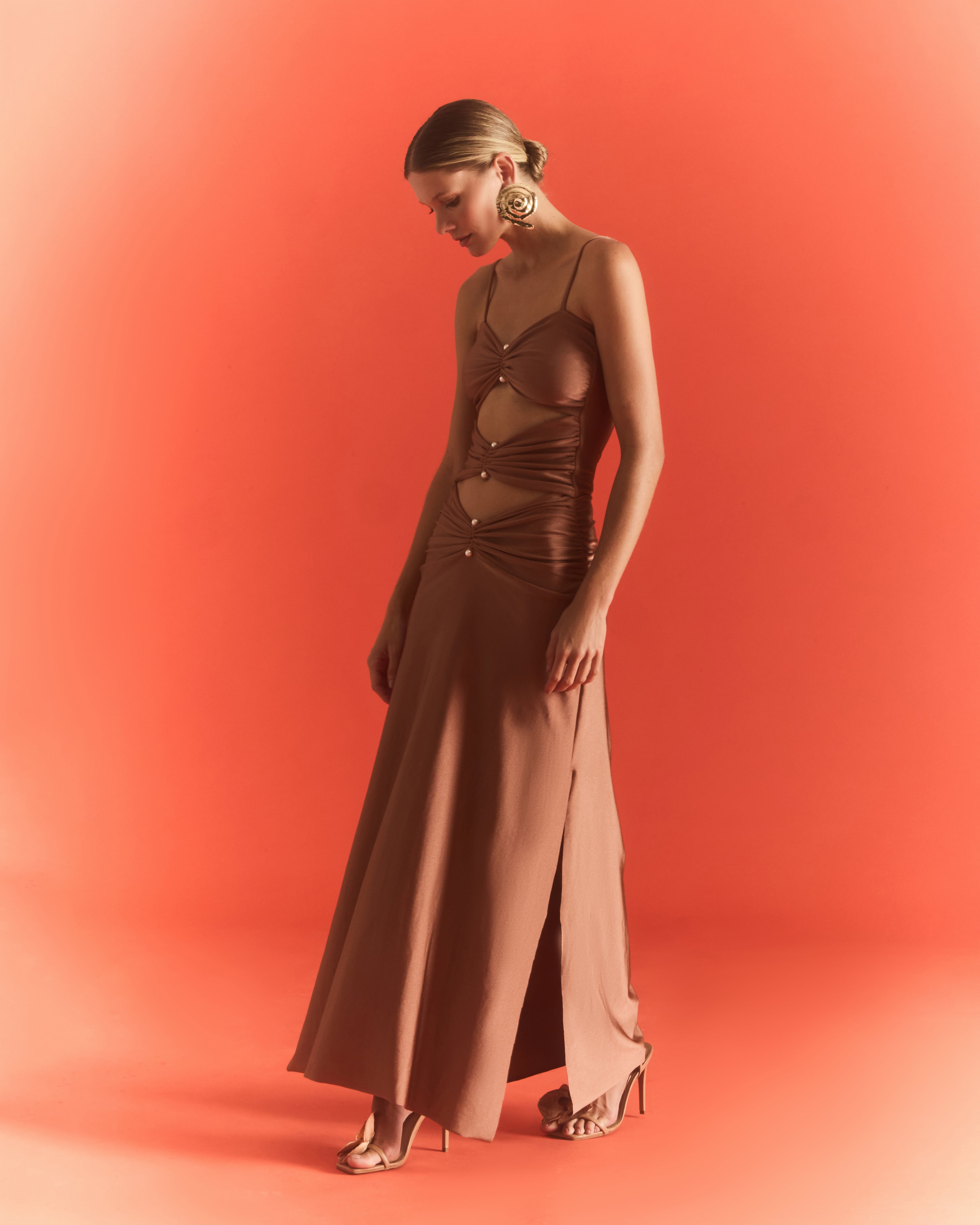 Vestido Turim - Bronze
