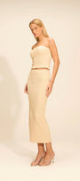 Saia Capri Midi Off White