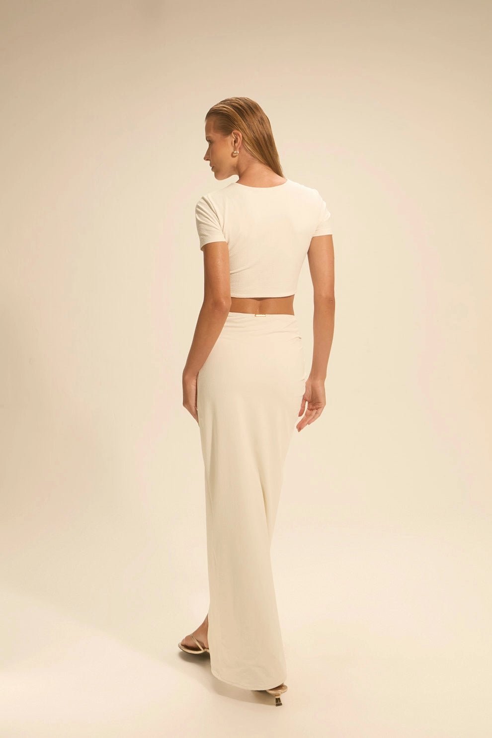 Saia Longa Elara Off White