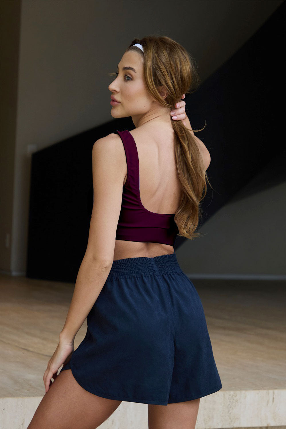 Top Esther Roxo