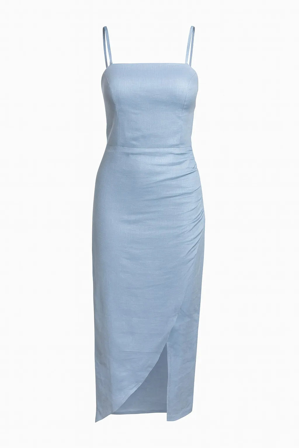 Vestido Vitória Linho Celeste