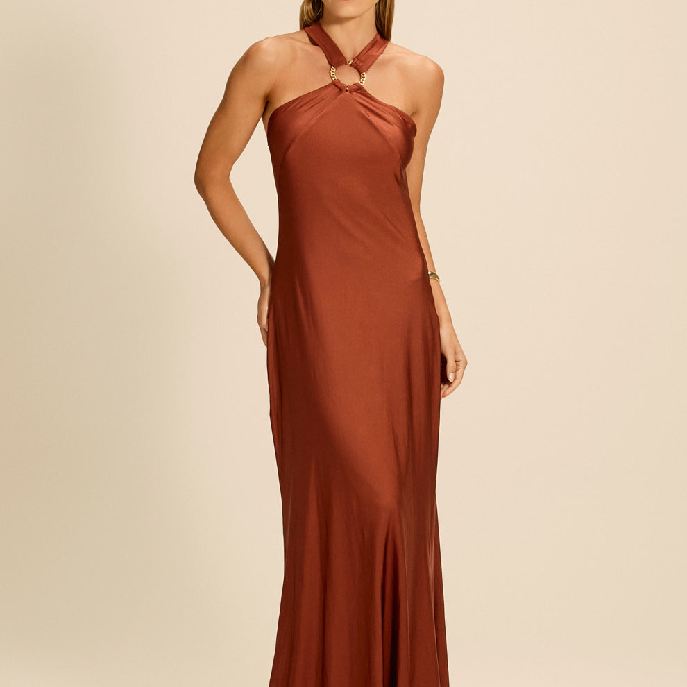 Vestido Longo Lavínia Vermelho