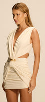 Vestido Curto Livia Off White