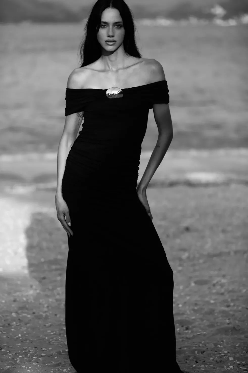 Vestido Lótus Preto