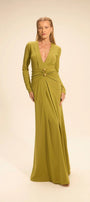 Vestido Longo Morgana Pistache