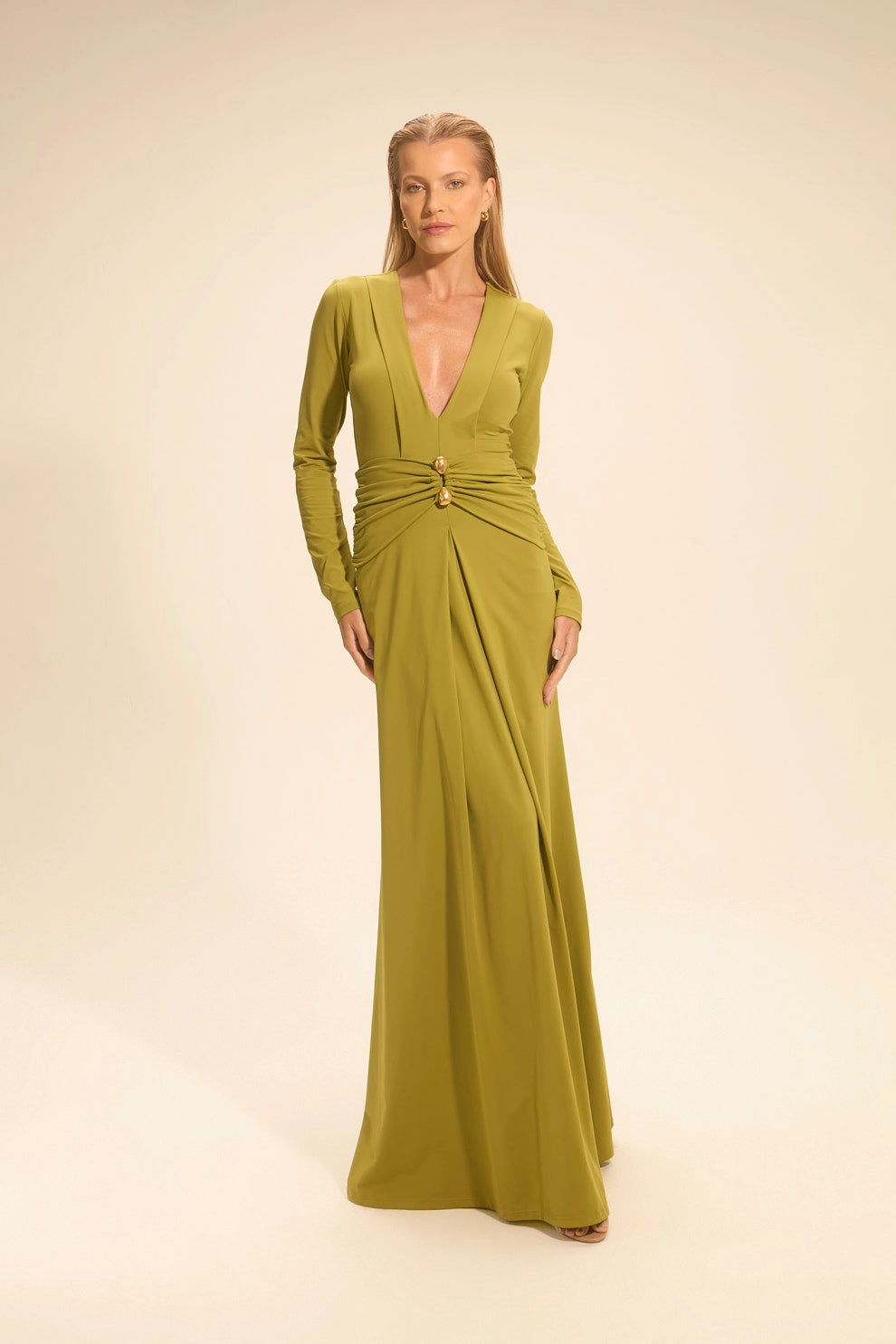 Vestido Longo Morgana Pistache