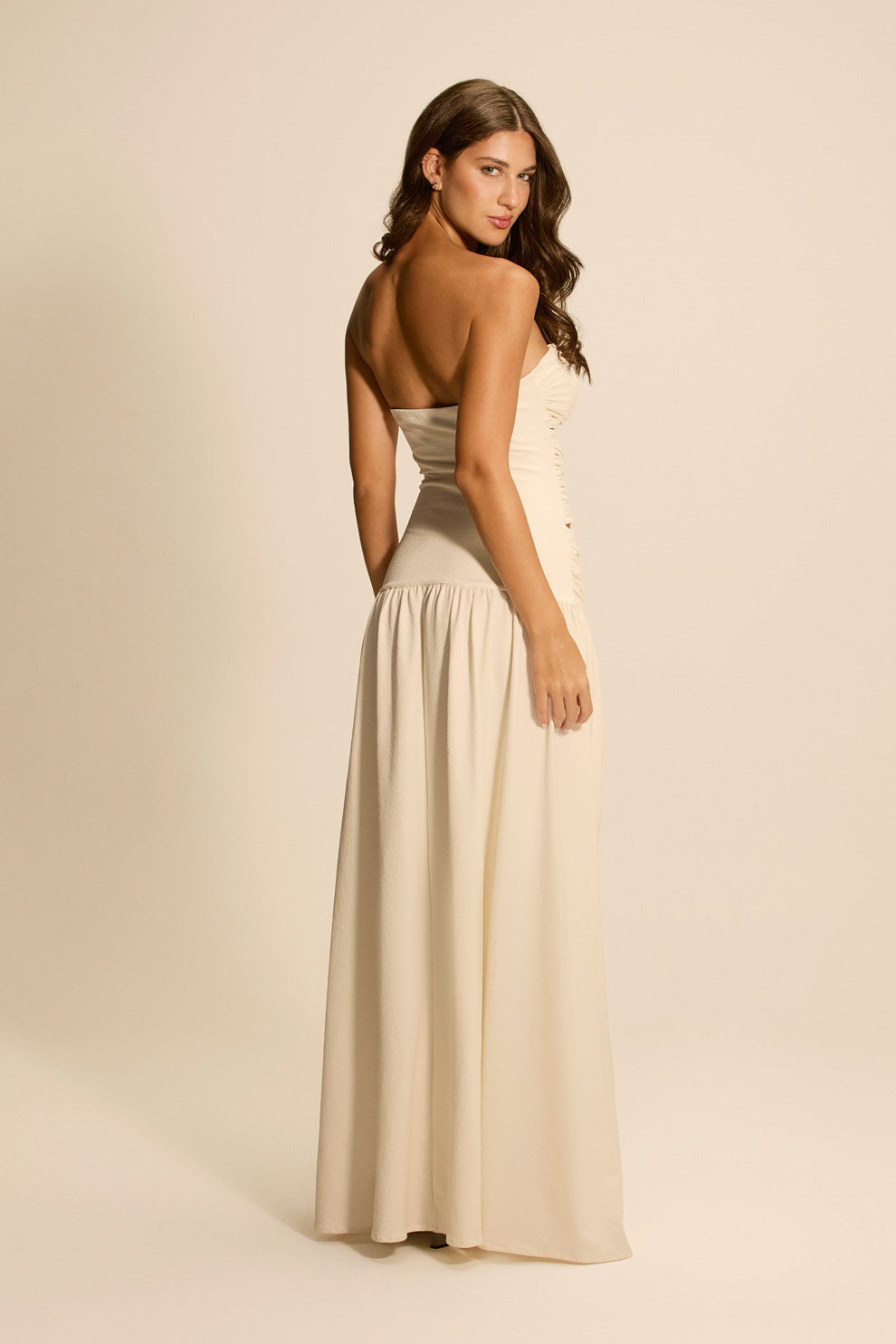 Vestido Longo Naomi Off White