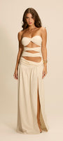 Vestido Longo Naomi Off White