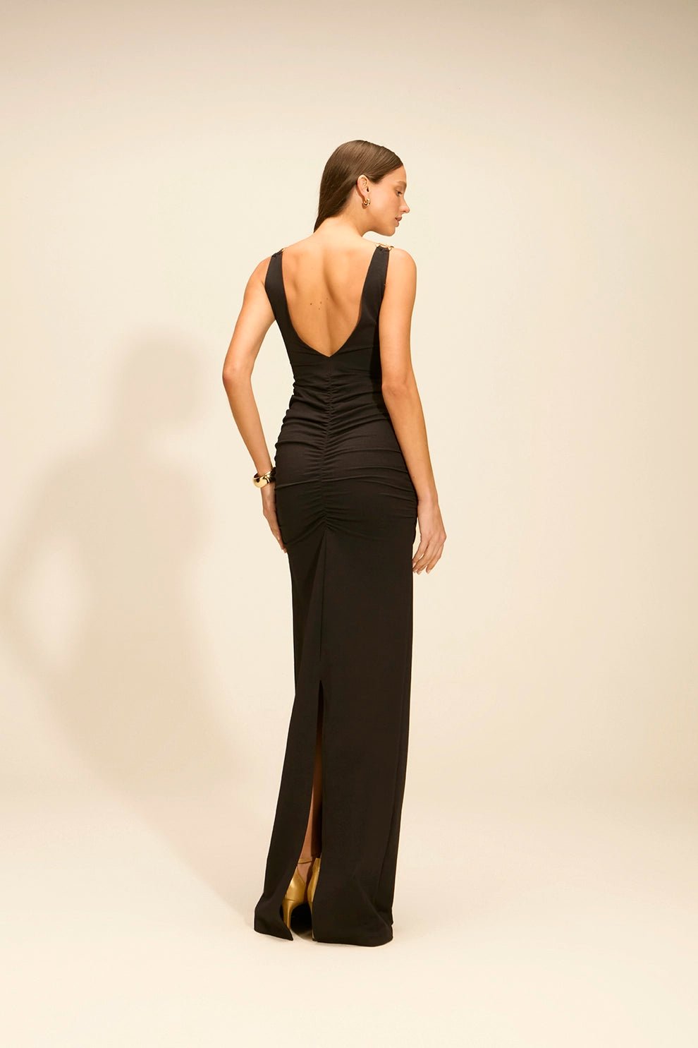 Vestido Névoa Longo Preto