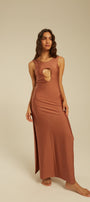 Vestido Oister - Bronze