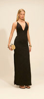 Vestido Salina Longo Preto