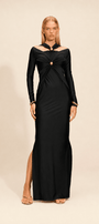 Vestido Longo Selene Preto