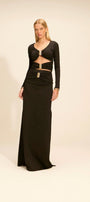 Vestido Zuri Manga Longa Preto