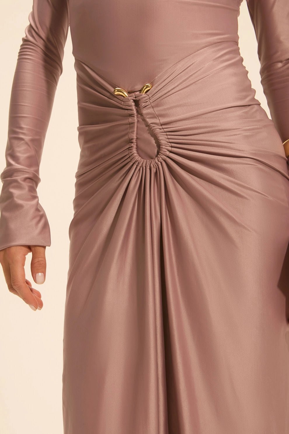 Vestido Venus Longo Rosa