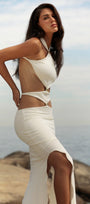 Vestido Longo Âmbar Off White