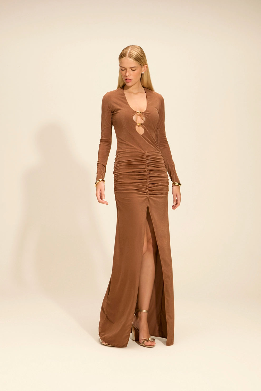 Vestido Angra 2 Longo Cappuccino