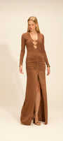 Vestido Angra 2 Longo Cappuccino