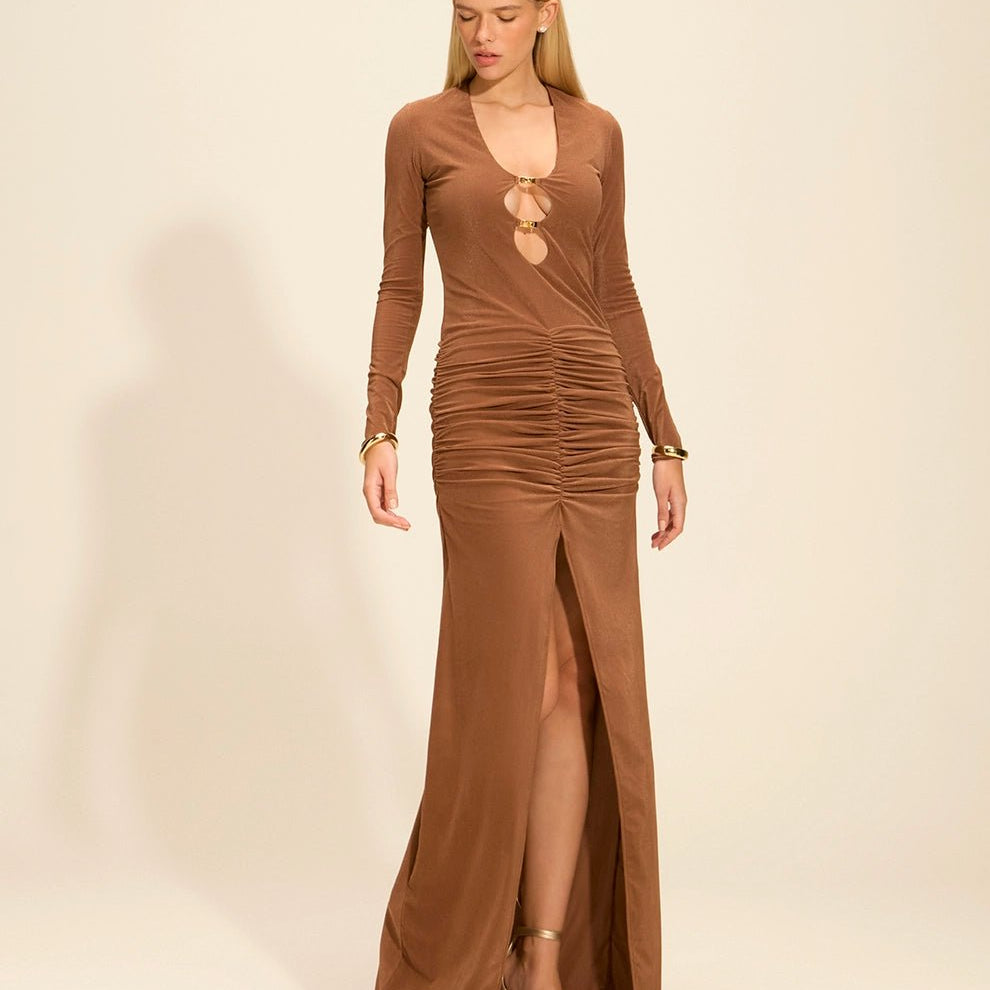 Vestido Angra 2 Longo Cappuccino