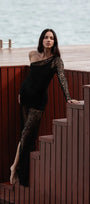 Vestido Ayla Tela Preto