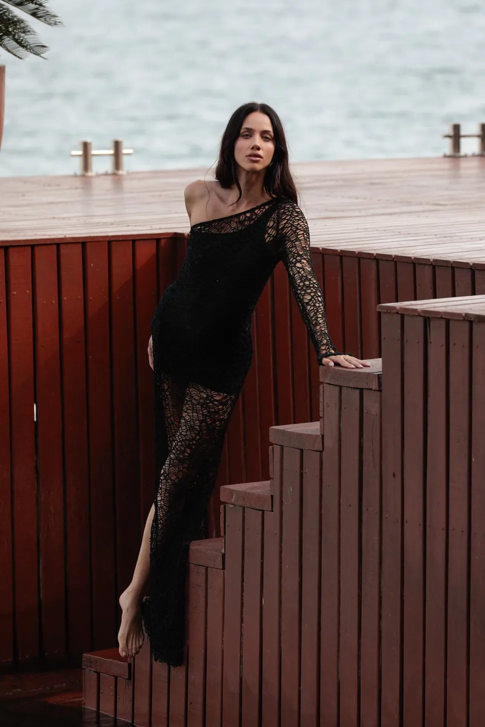 Vestido Ayla Tela Preto