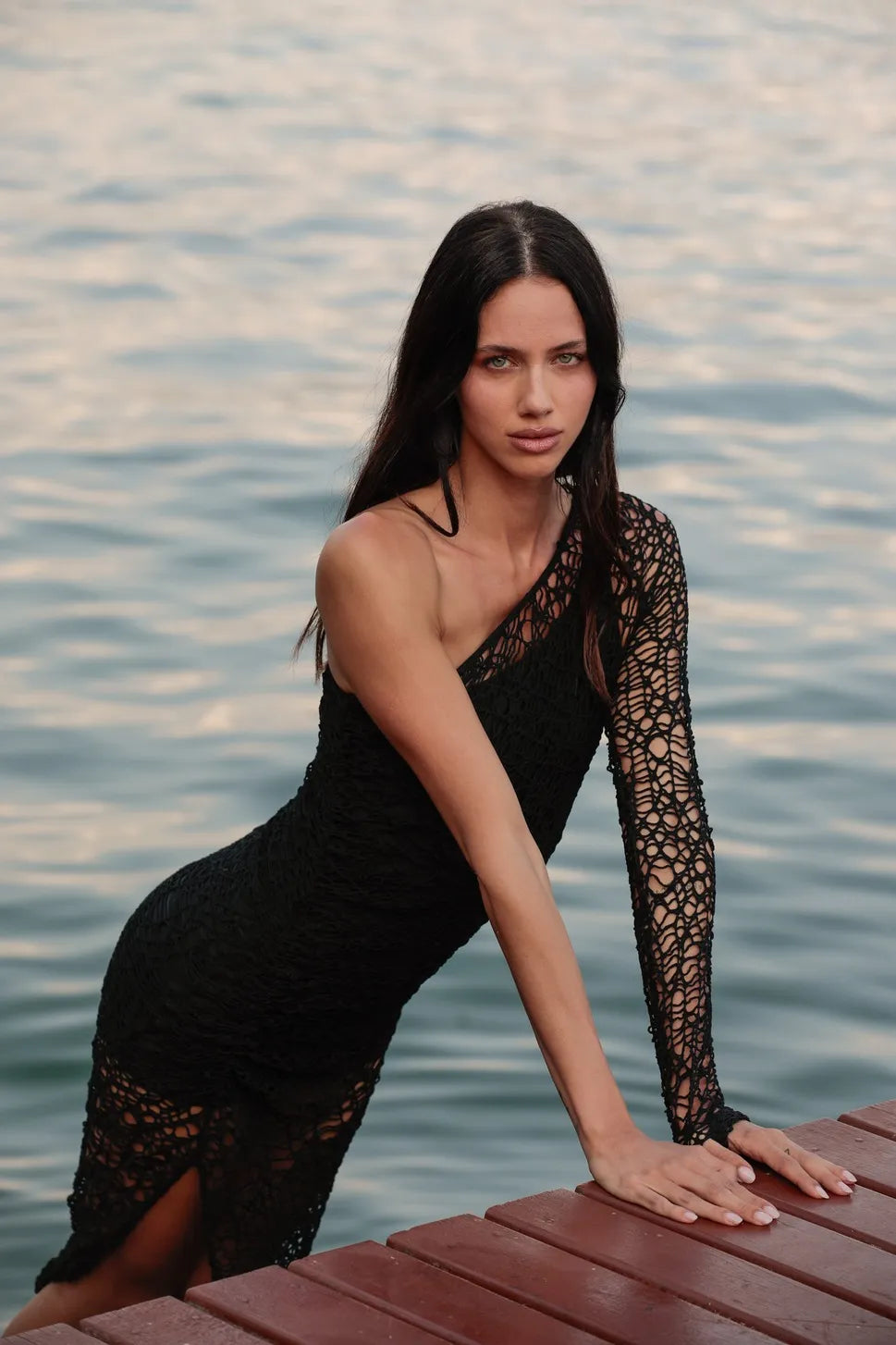 Vestido Ayla Tela Preto