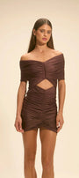 Vestido Curto Francesca Roxo
