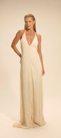 Vestido Longo Jade Off White