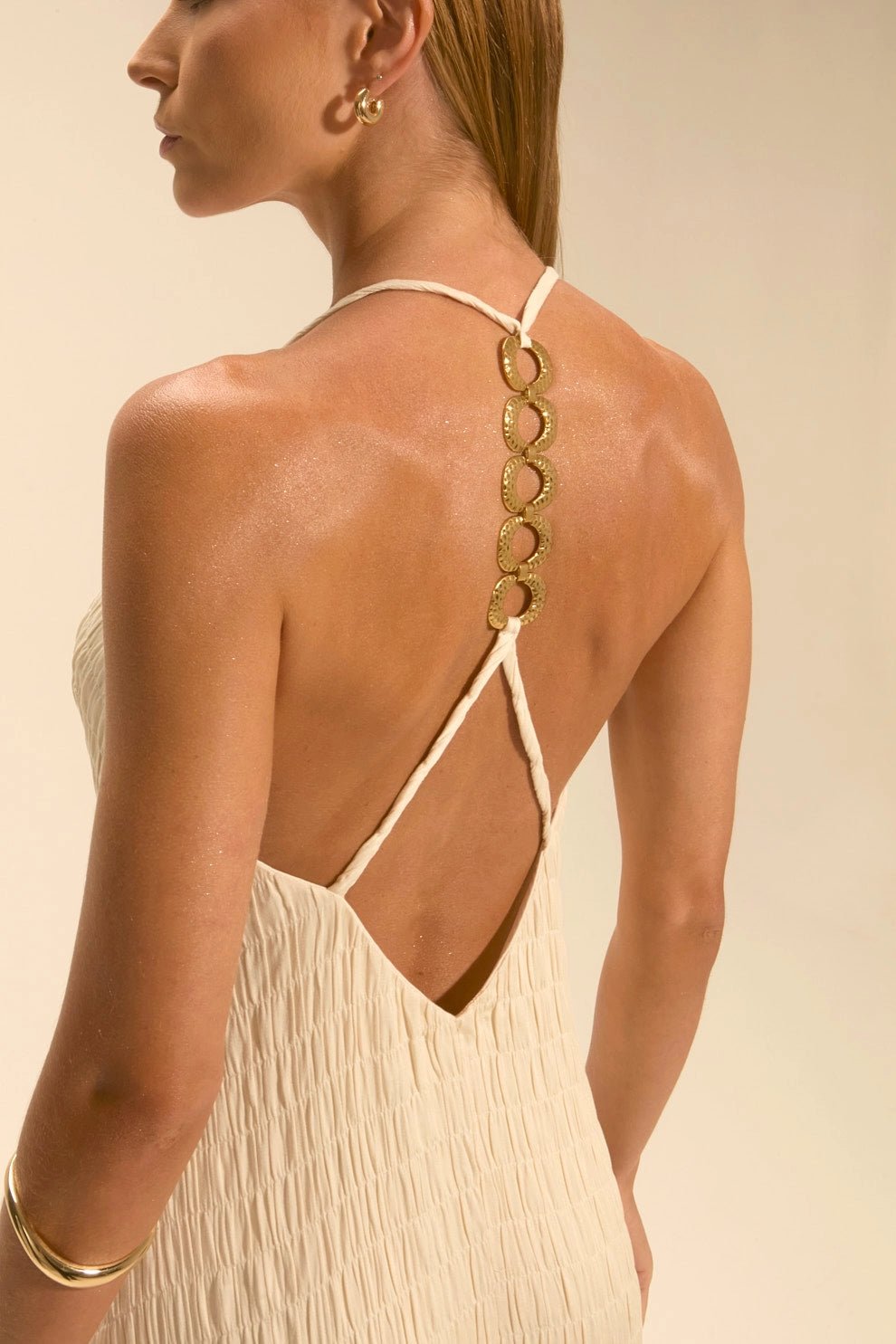 Vestido Longo Jade Off White