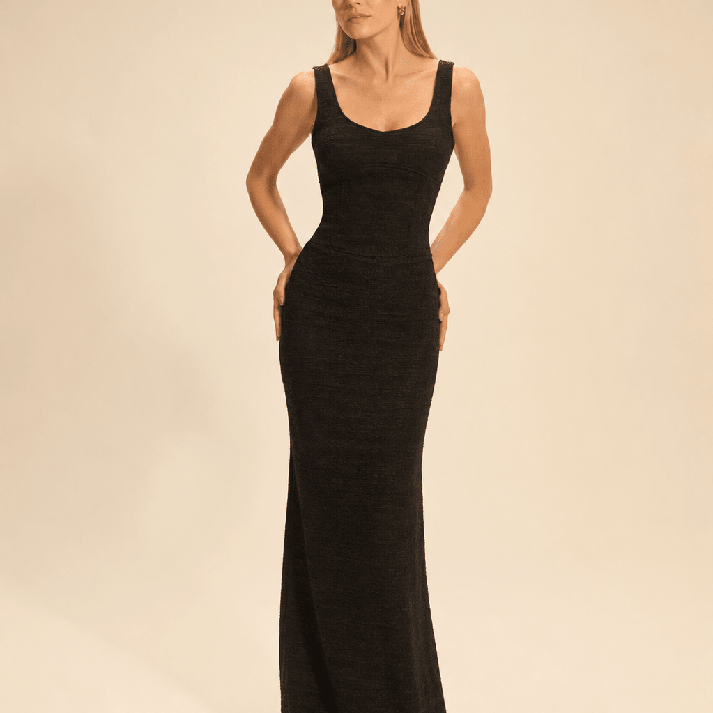Vestido Nádia Longo Preto