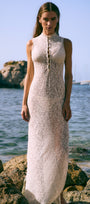 Vestido Longo Bali Renda Off White