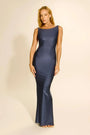 Vestido Bossa Longo Blue Jeans