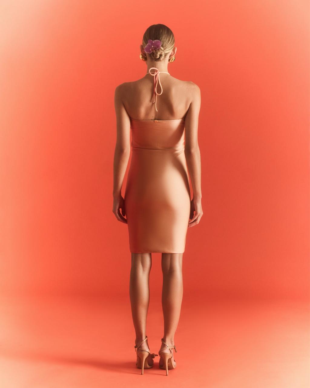 Vestido Josie Sky Amêndoa