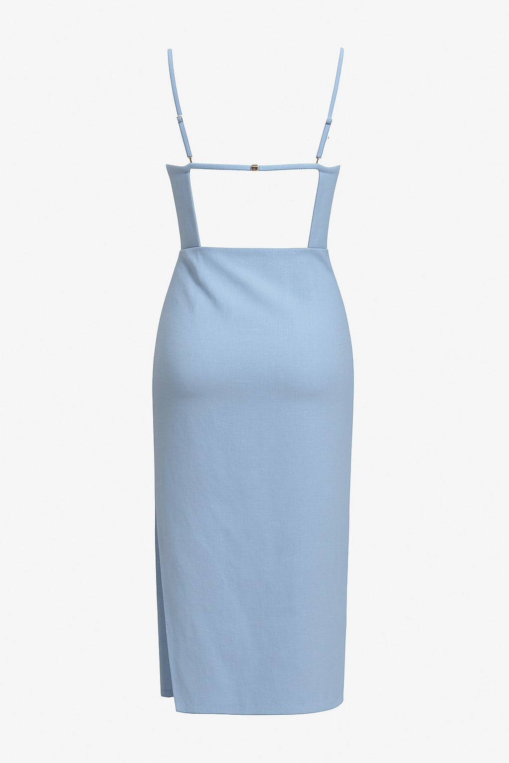 Vestido Vitória Linho Celeste